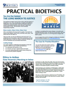 Bioethics Newsletter Summer-Fall 2021