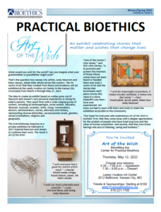 Bioethics Newsletter Winter-Spring 2022