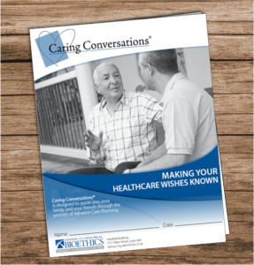 The Caring Conversations workbook in English.