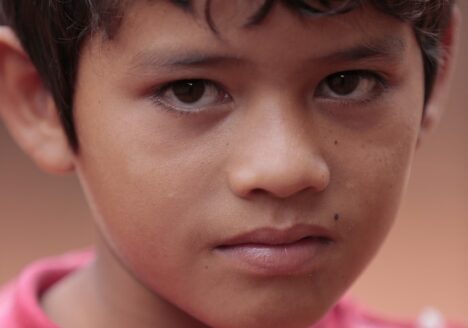 A portrait of a young boy.