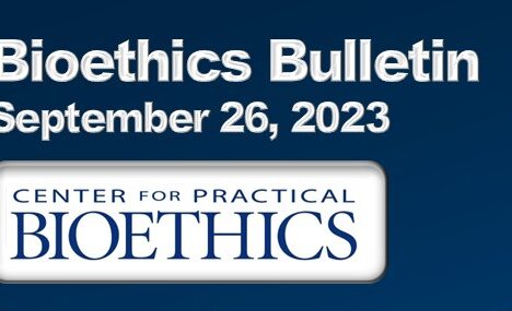 Bioethics Bulletin header.