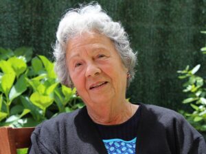 Picture of an older woman in portrait.