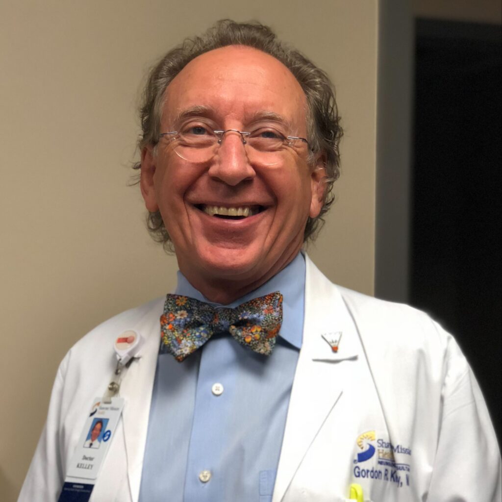 Dr. Gordon Kelley's portrait.