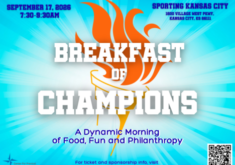 Breakfast of Champions fundraiser event logo.