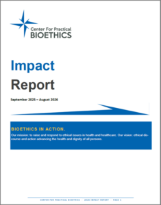Cover with border for website Picture of the Impact Reports first page.